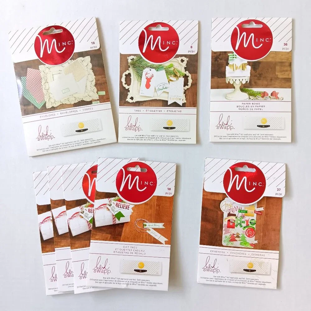 Lot of 8 Heidi Swapp American Crafts Minc Christmas/Holiday Items